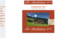 Desktop Screenshot of der-mondkalender.com